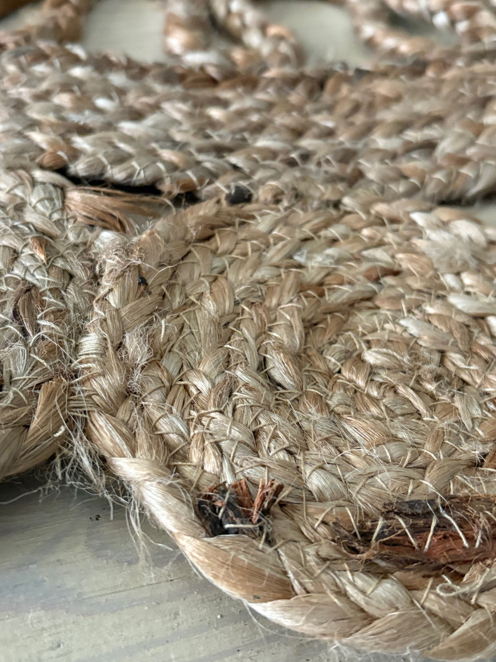 Small jute rug
