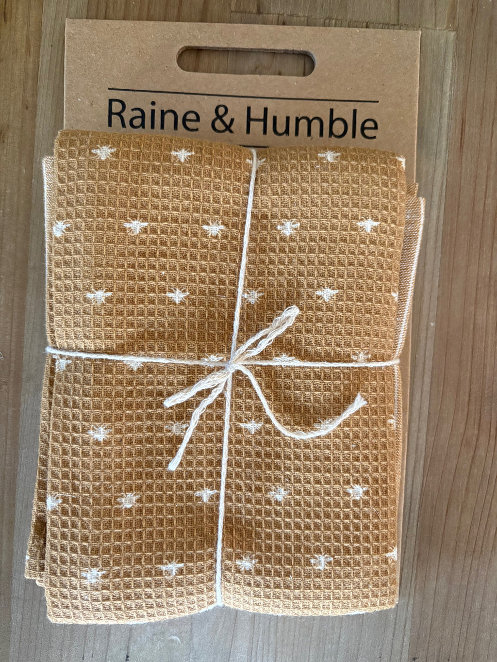 Wild Bee Print Tea Towel