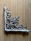 Antique grey wall brackets