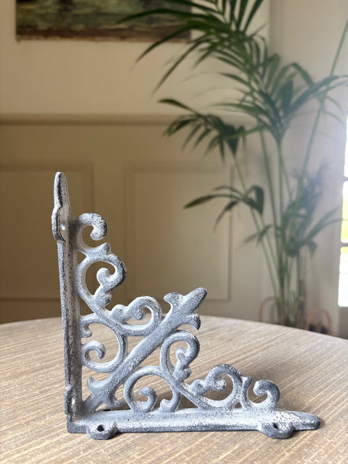 Antique grey wall brackets