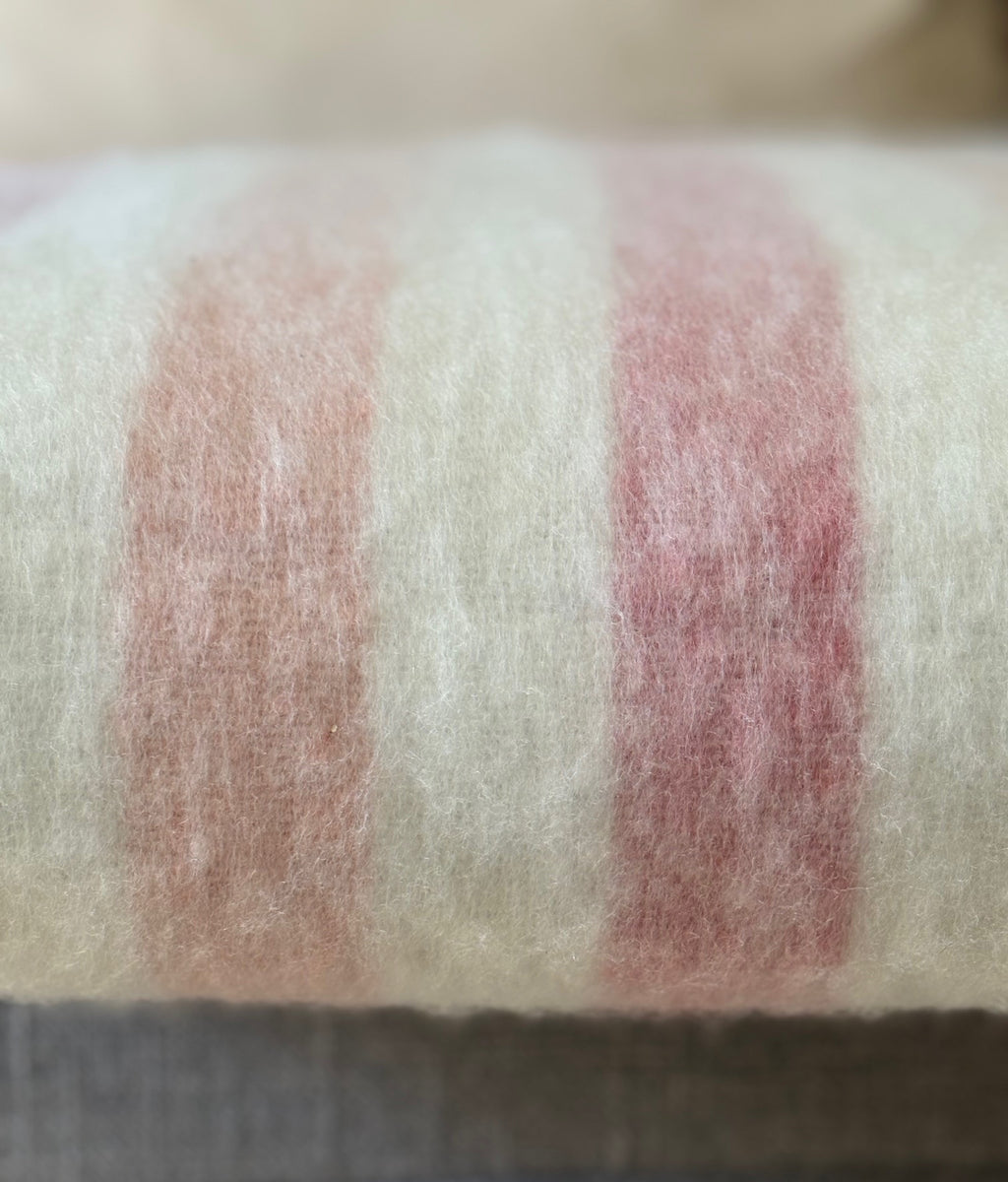 Striped Throw - Pink