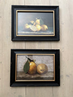 Set Of Two Lemon Framed Lemon Pictures