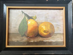 Set Of Two Lemon Framed Lemon Pictures