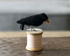 Felt Blackbird on Bobbin