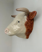 Hereford Bull Wall Vase