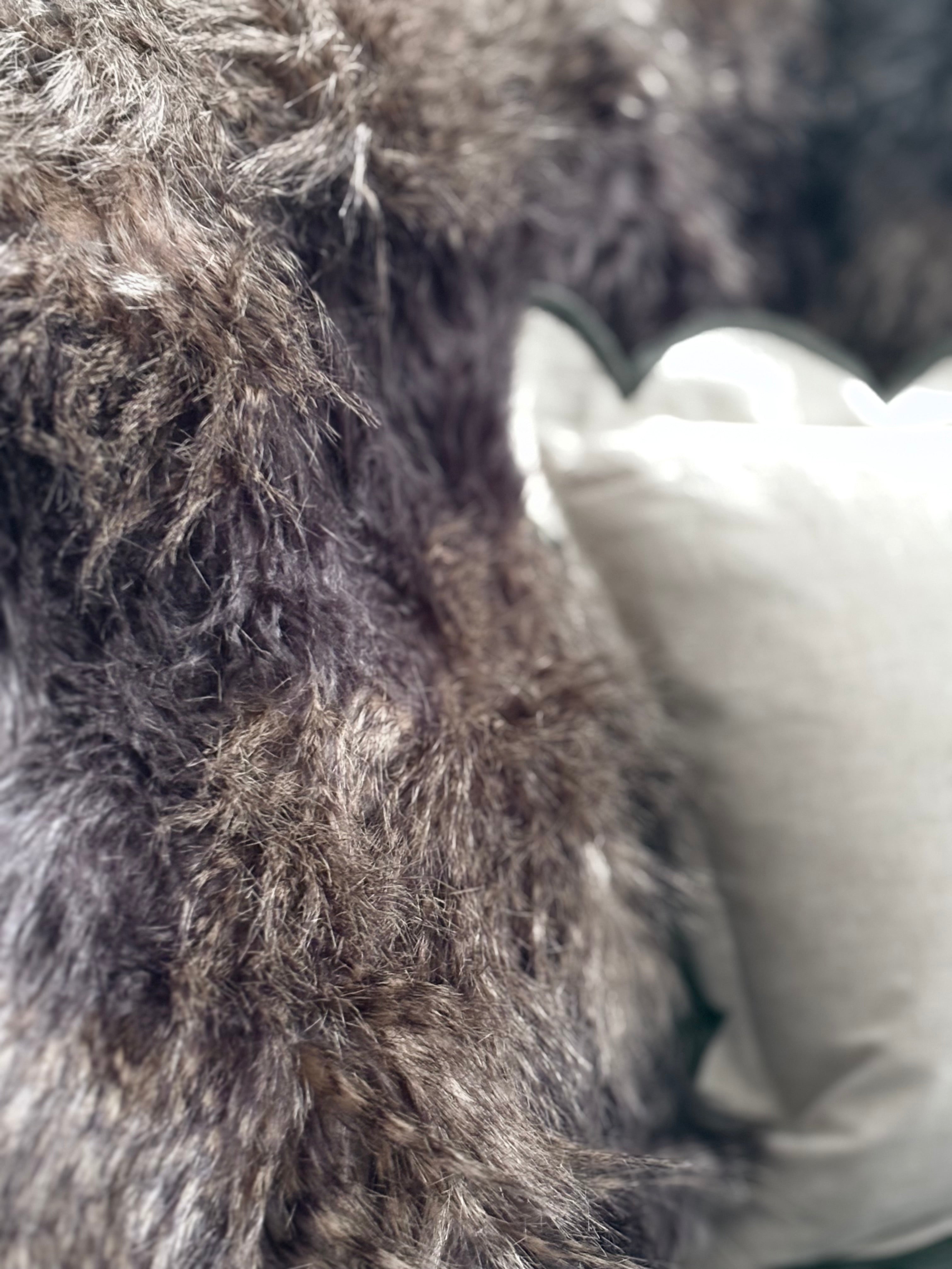 Faux Fur Throw