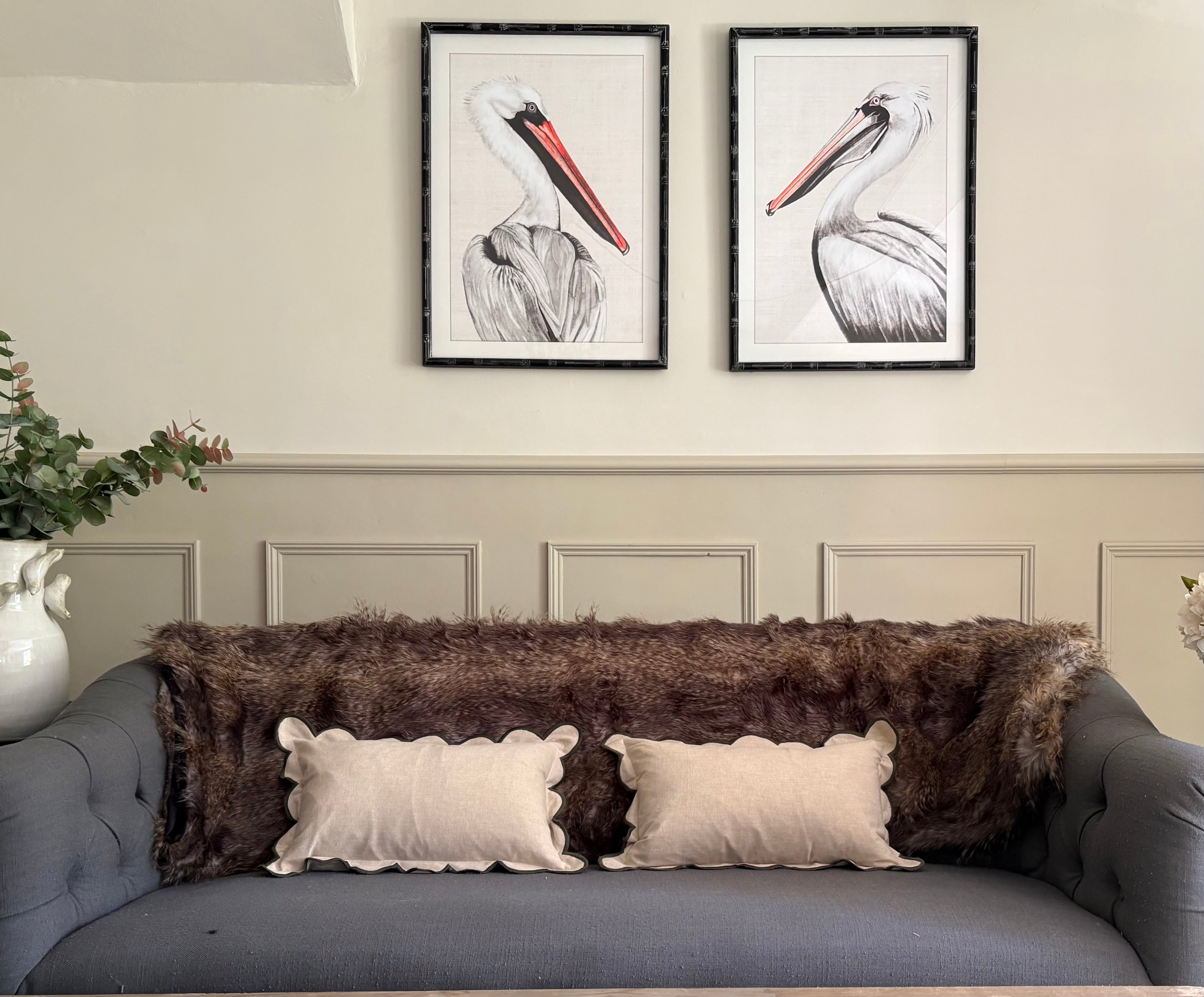 Faux Fur Throw