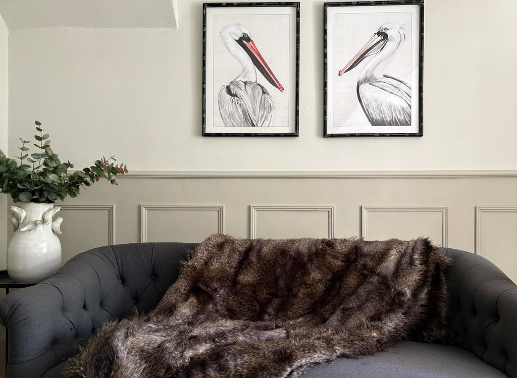 Faux Fur Throw