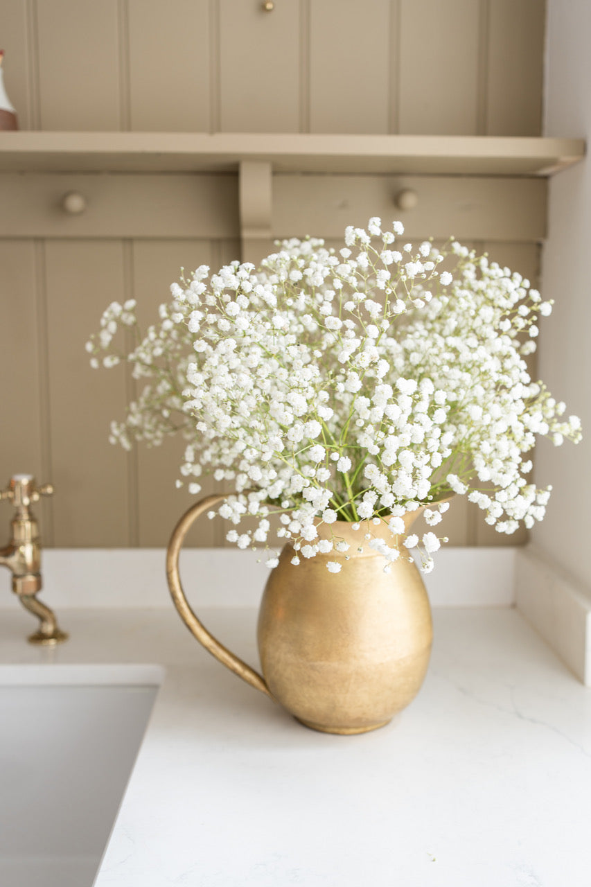 Large Brass Finish Jug