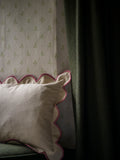 Scallop Cushion - Pomegranate