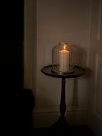Handblown Candle Dome - Scandi Stripe