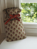 Blockprint Hot Water Bottle - Tulip