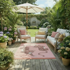 Tibetan Tiger 120x170cm Indoor/Outdoor Washable Rug