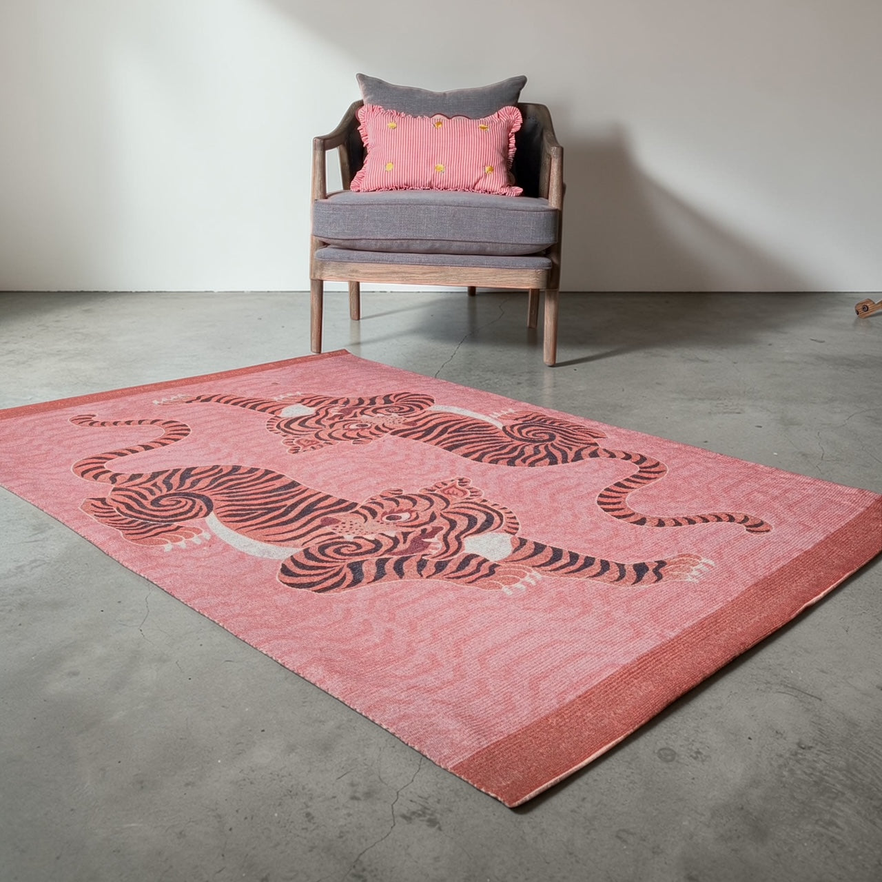 Tibetan Tiger 120x170cm Indoor/Outdoor Washable Rug