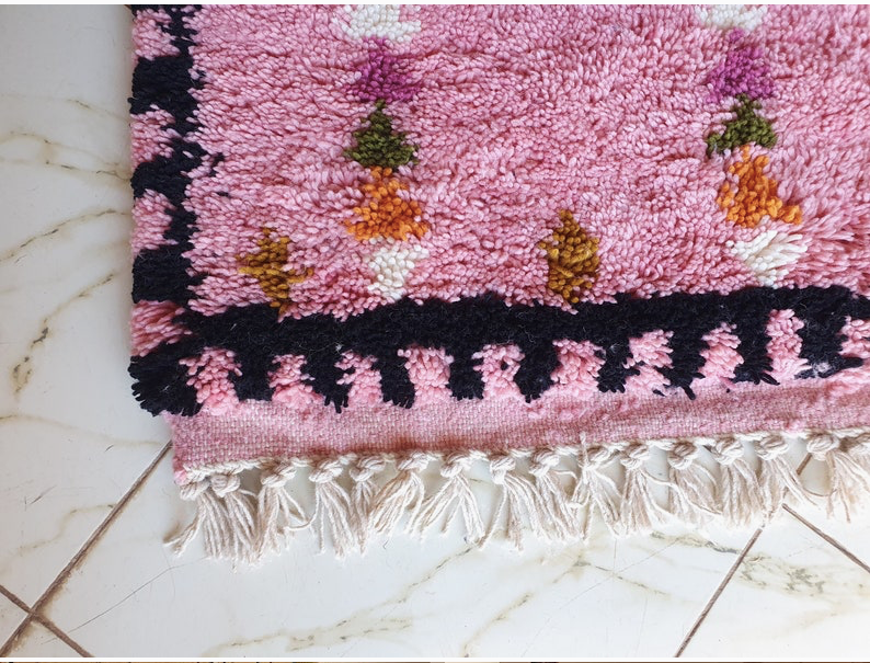 Pink Patterned Rug