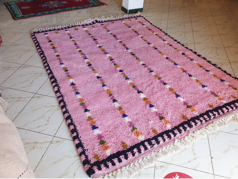 Pink Patterned Rug