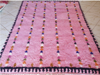 Pink Patterned Rug