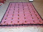 Pink Patterned Rug
