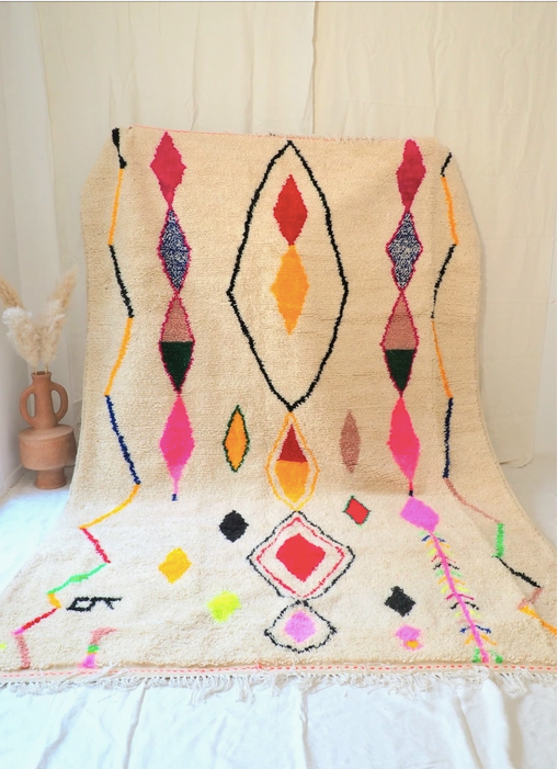 Bright patterned Rug