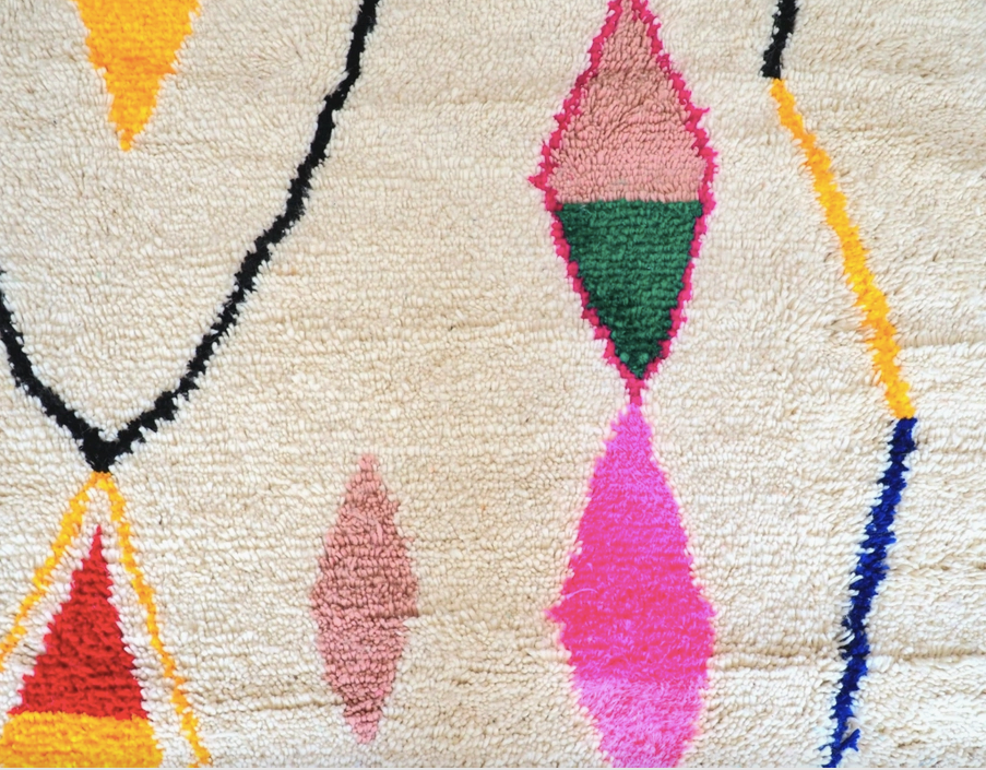 Bright patterned Rug