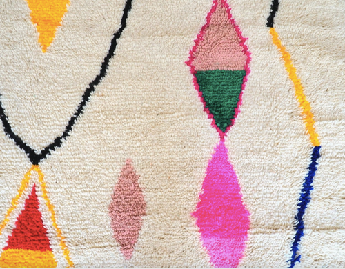 Bright patterned Rug