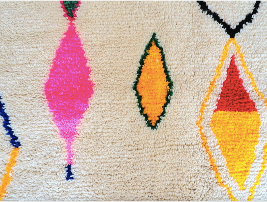 Bright patterned Rug