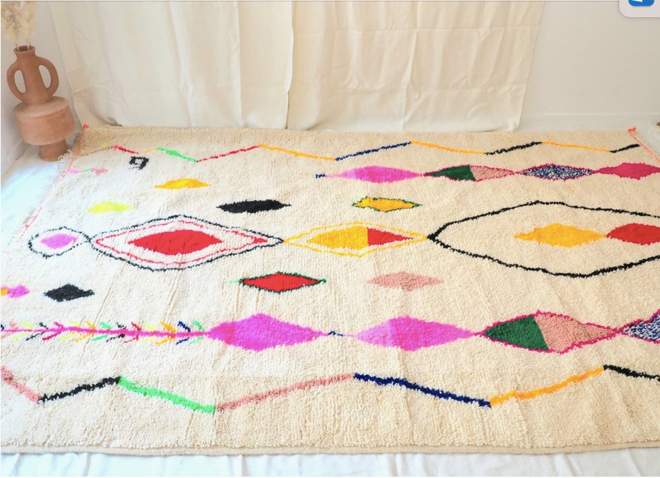 Bright patterned Rug