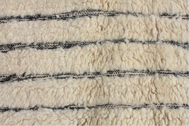 Cream Striped Rug