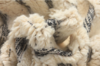 Cream Striped Rug