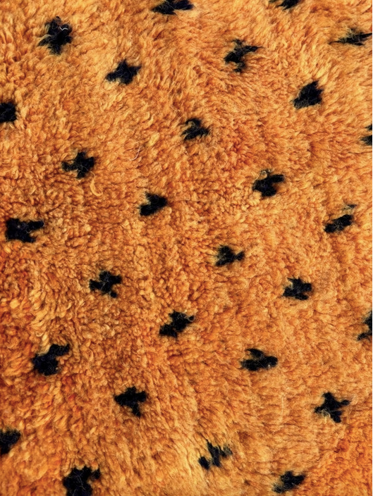 Orange Pink and Cream Rug