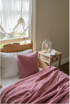 Nora Grid Throw - Pomegranate