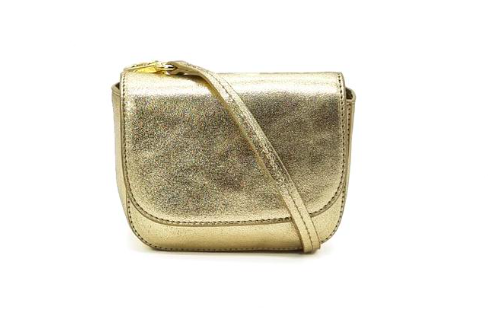 Metallic Gold Crossbody Bag