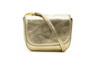 Metallic Gold Crossbody Bag