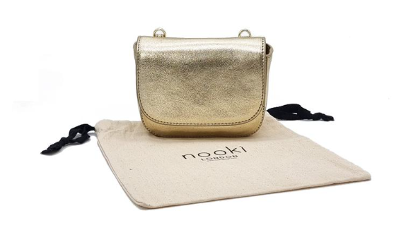 Metallic Gold Crossbody Bag