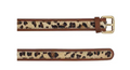 Leopard Print leather Belt