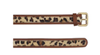 Leopard Print leather Belt