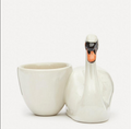 Quail Swan egg cup